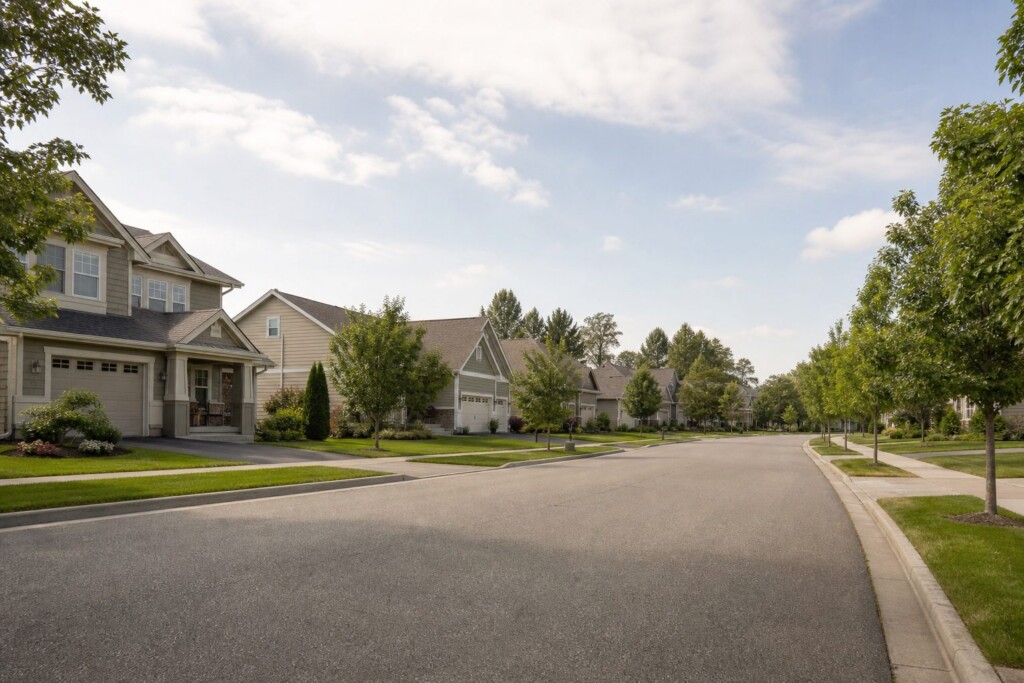Palm Harbor neighborhood with well-kept homes and quiet residential streets, an established residential neighborhood