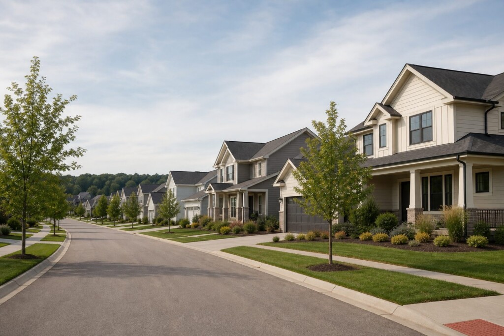 Riverview neighborhood with well-kept homes and quiet residential streets, an established residential neighborhood